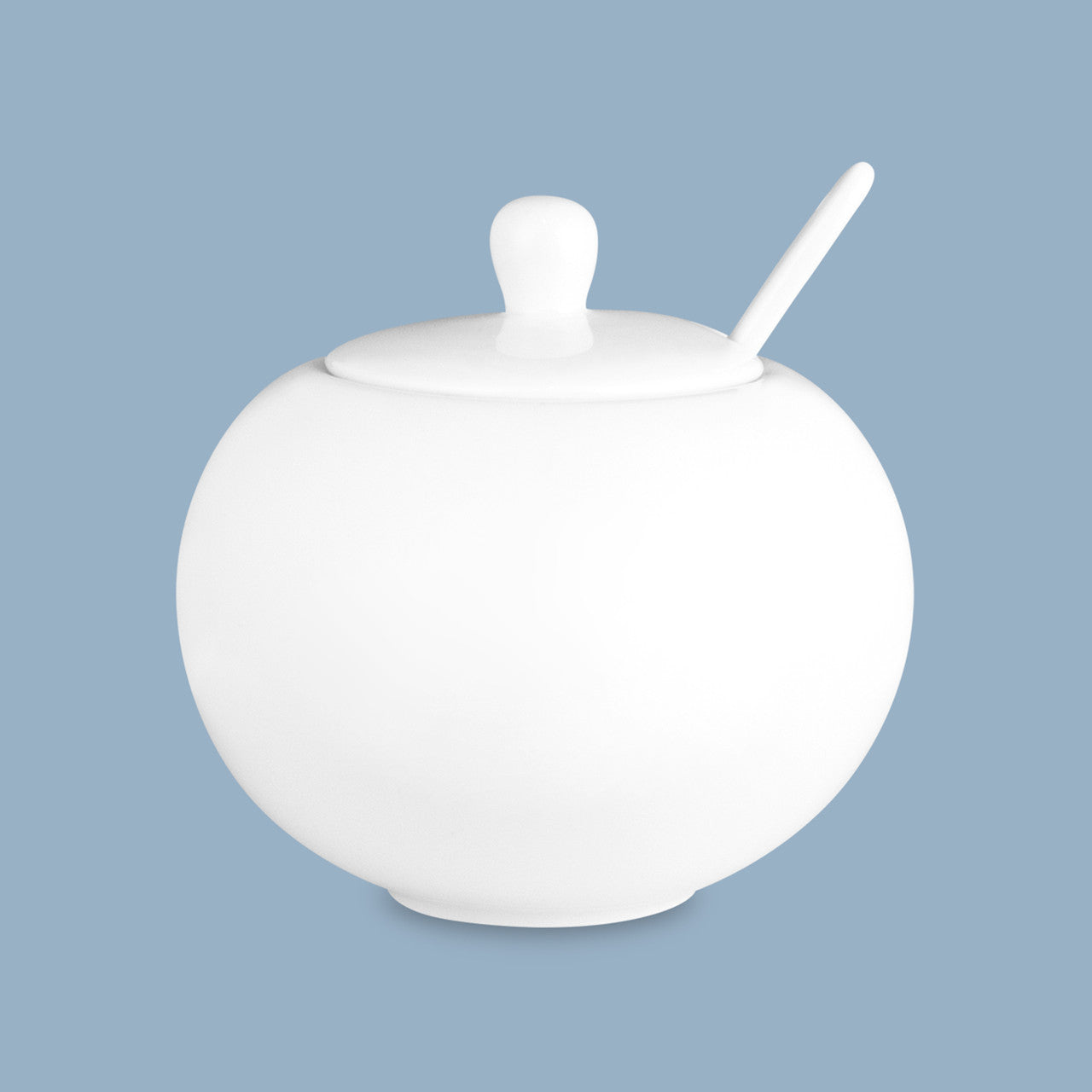 Round Sugar Bowl with Spoon, 500ml