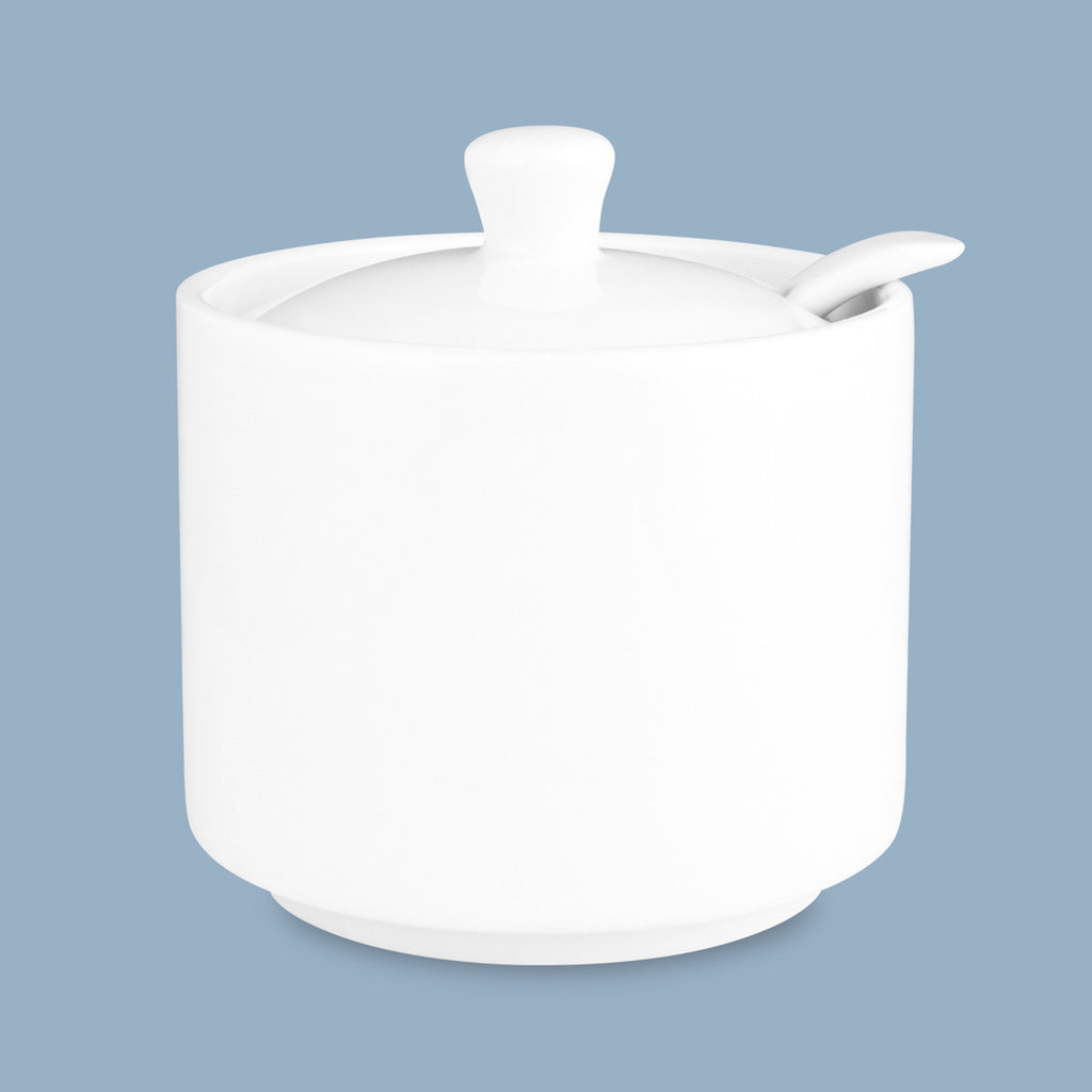 Straight Sugar Bowl with Spoon, 240ml