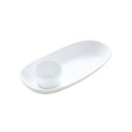 White Oval Platter and Bowl Set