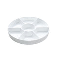 White Round Divided Serving Platter