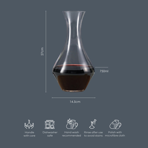 Argyle Decanter, 1200ml - Handmade Glass