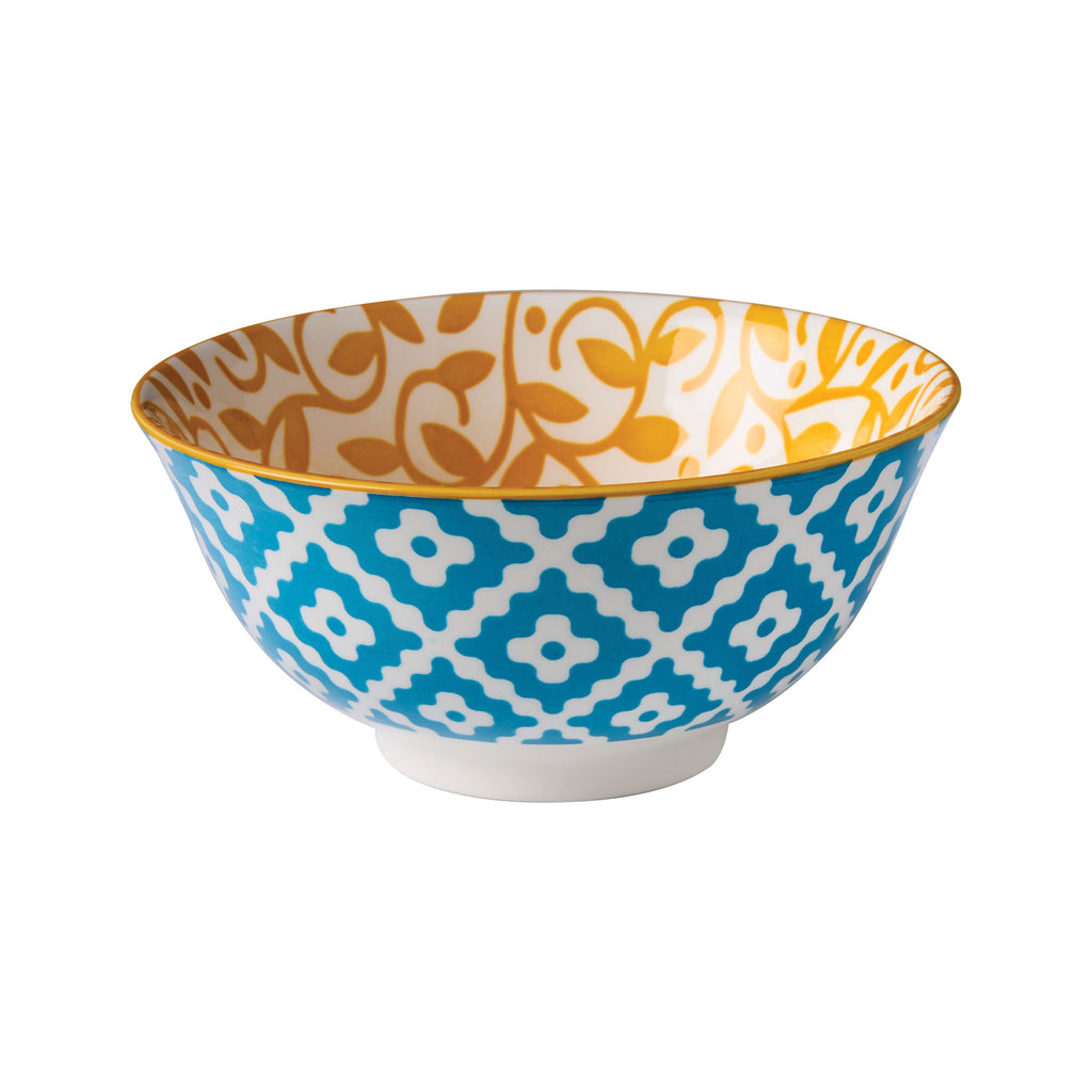 Glazed Porcelain Bowl- Summer Orange