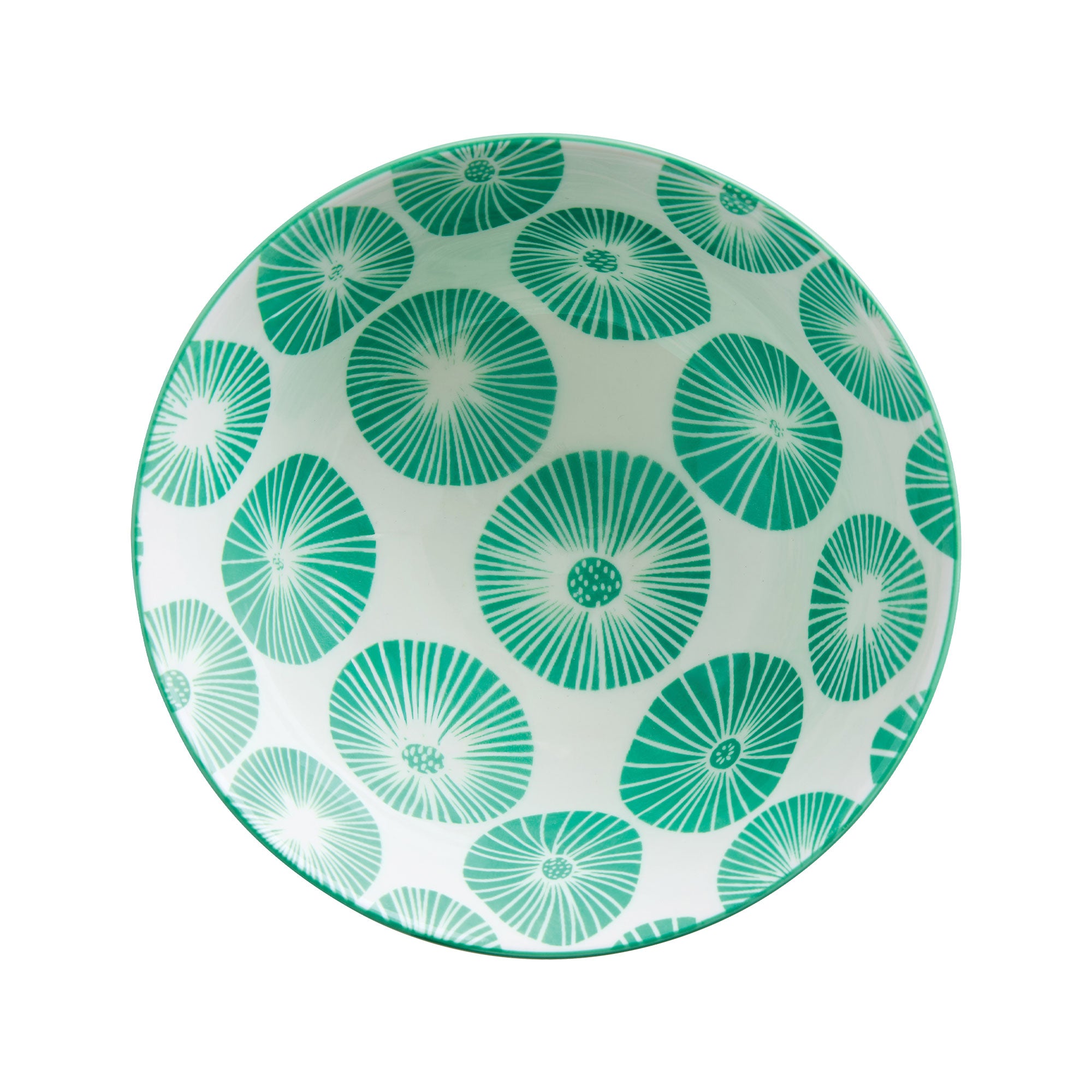 Glazed Porcelain Bowl- Summer Green
