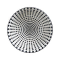 Glazed Porcelain Bowl- Monochrome Dot
