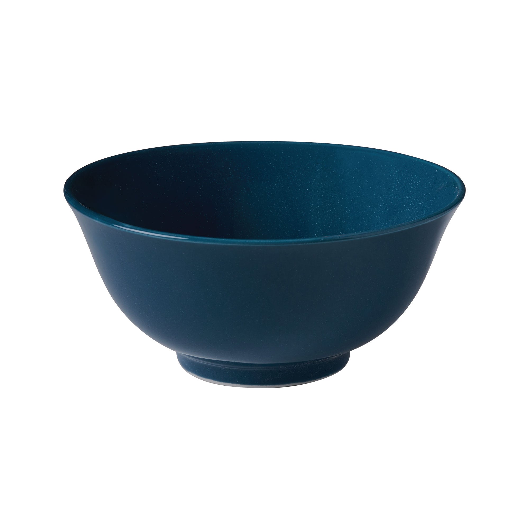 Glazed Porcelain Bowl- Reactive Navy