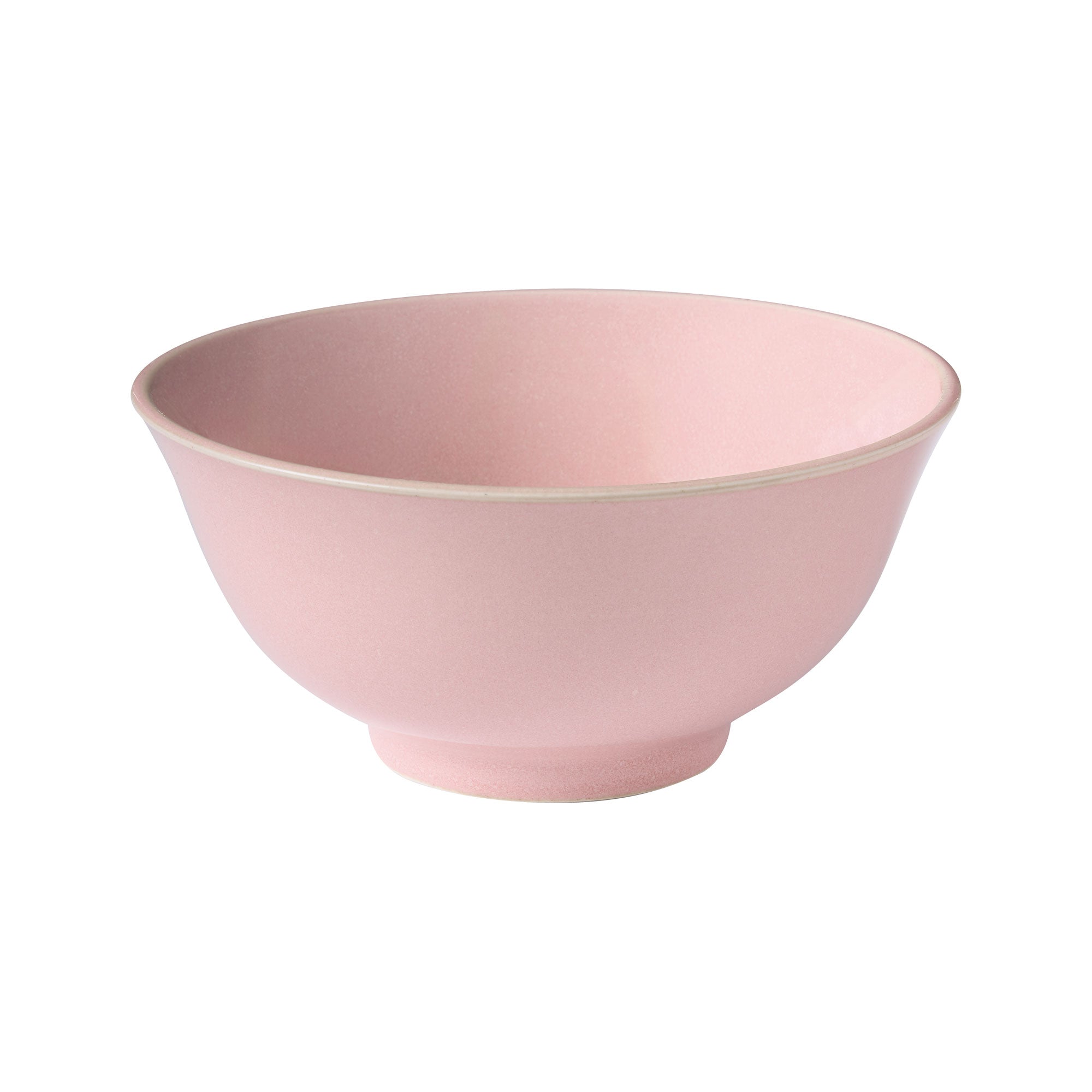 Glazed Porcelain Bowl- Reactive Pink