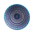 Glazed Porcelain Bowl- Mediterranean Circle