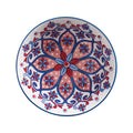Glazed Porcelain Bowl- Mediterranean Flower
