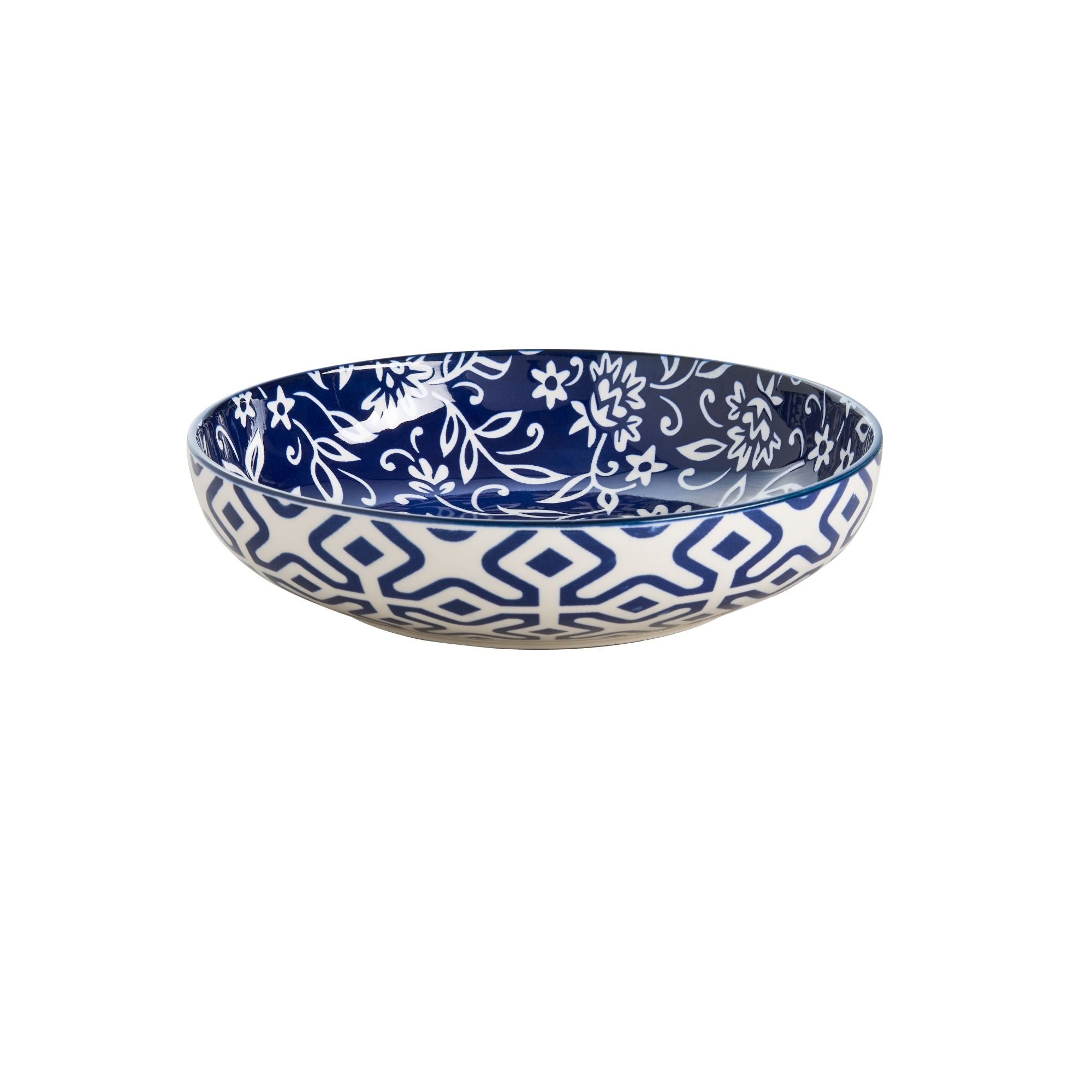 Pasta Bowl - Blue Floral