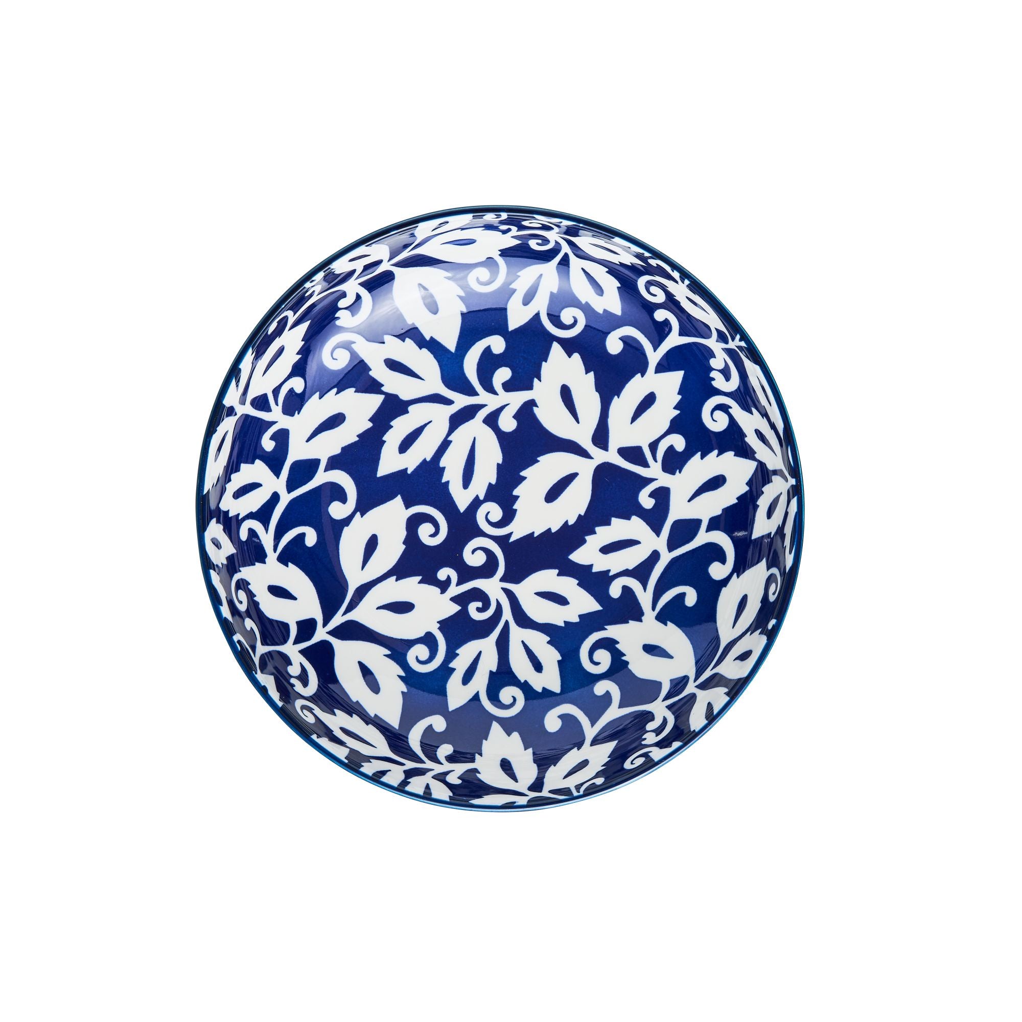 Pasta Bowl - Blue Foliage