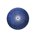 Pasta Bowl - Blue Spiral