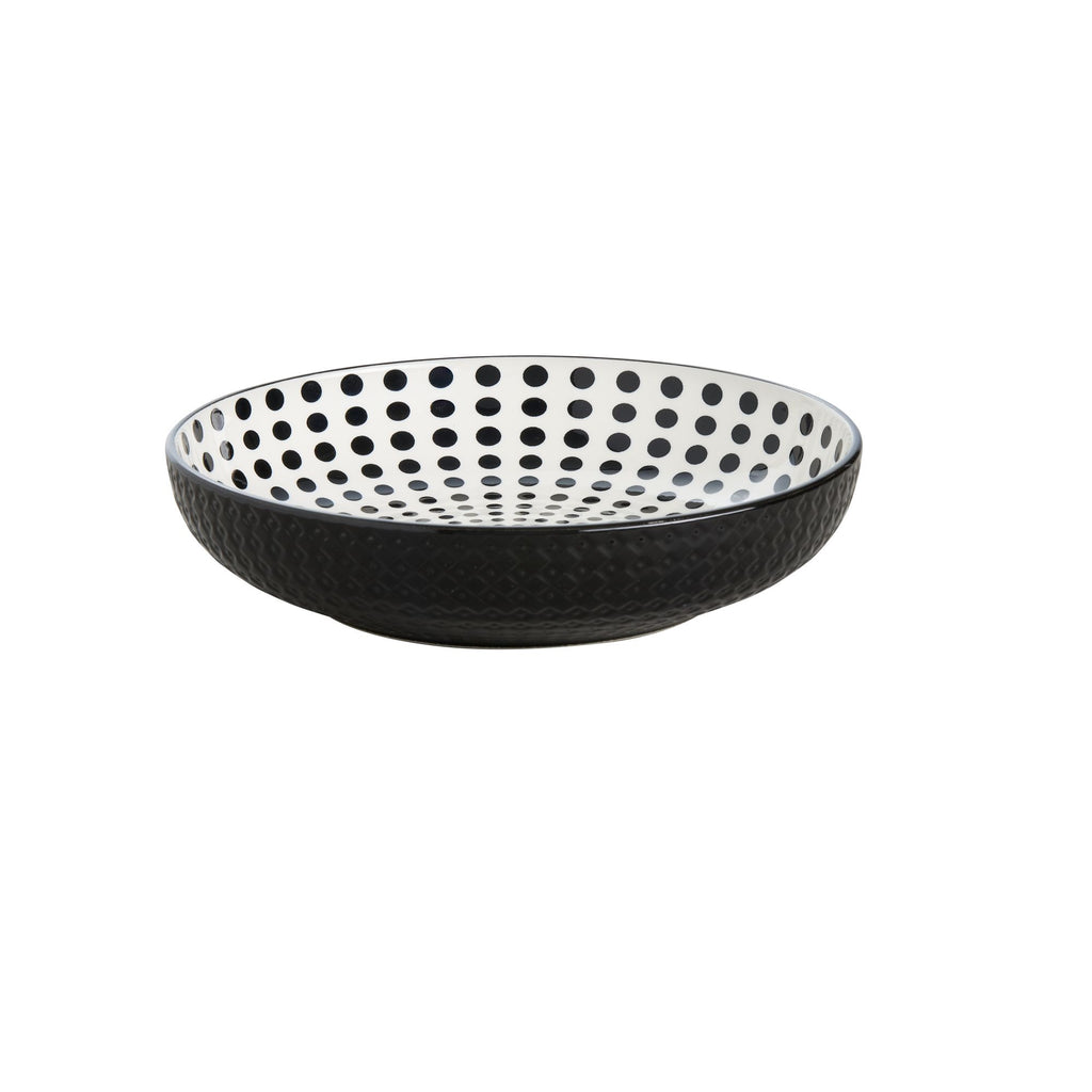 Pasta Bowl - Monochrome Dots