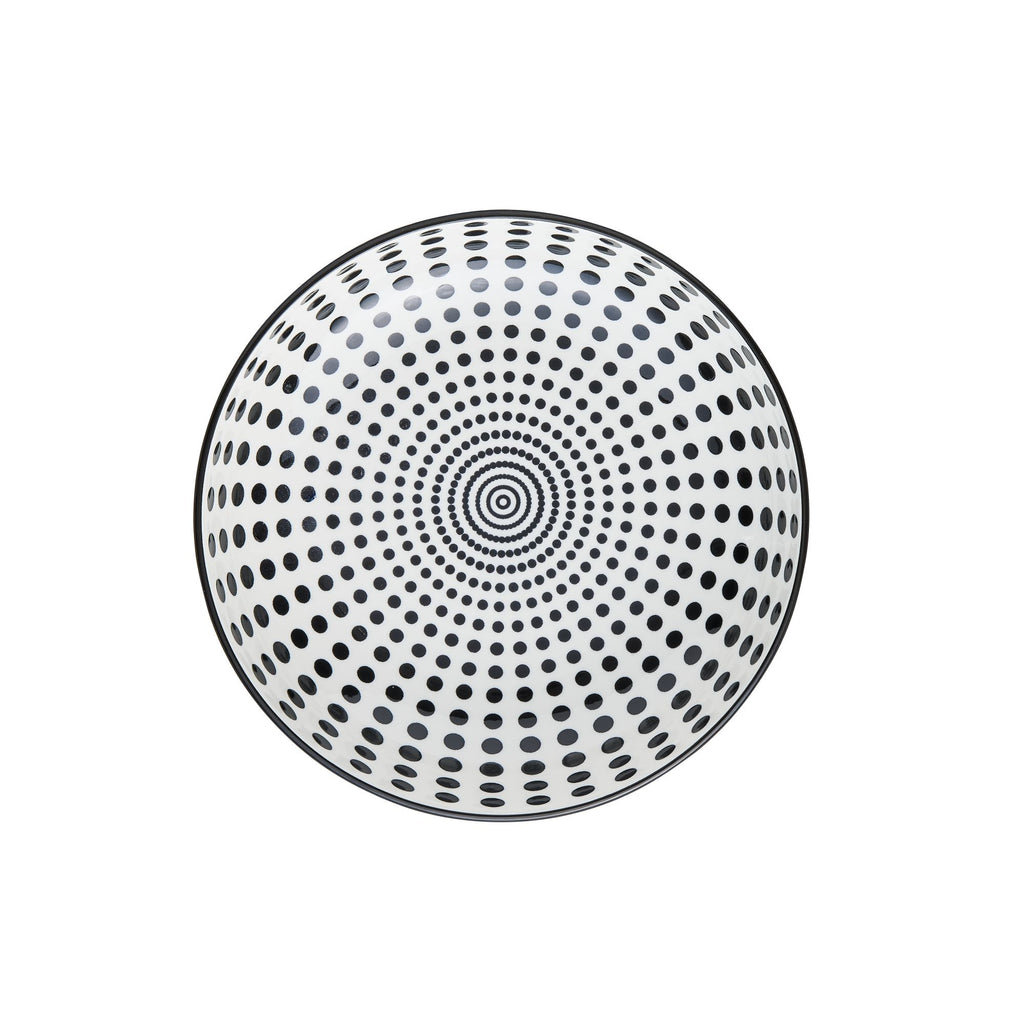 Pasta Bowl - Monochrome Dots