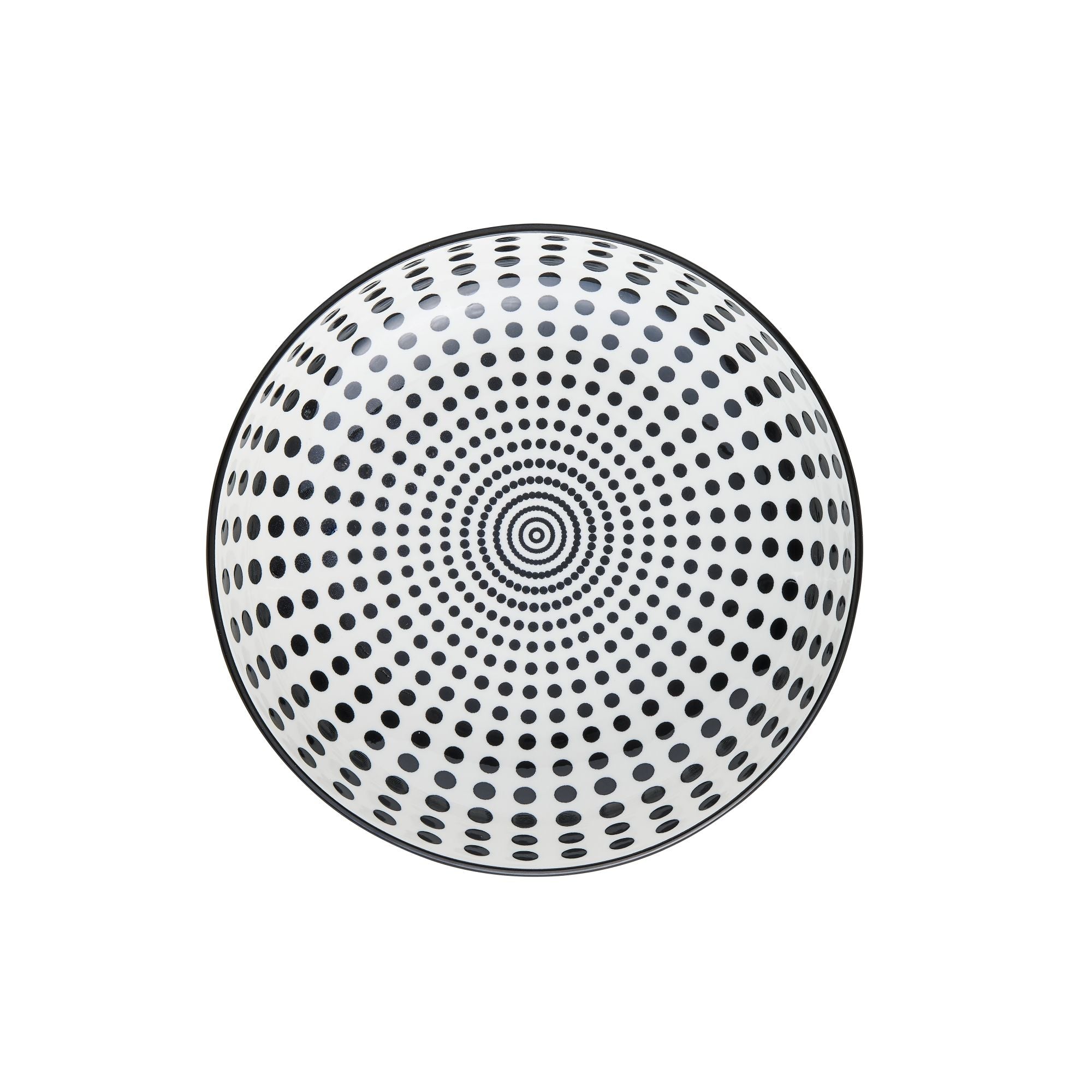 Pasta Bowl - Monochrome Dots