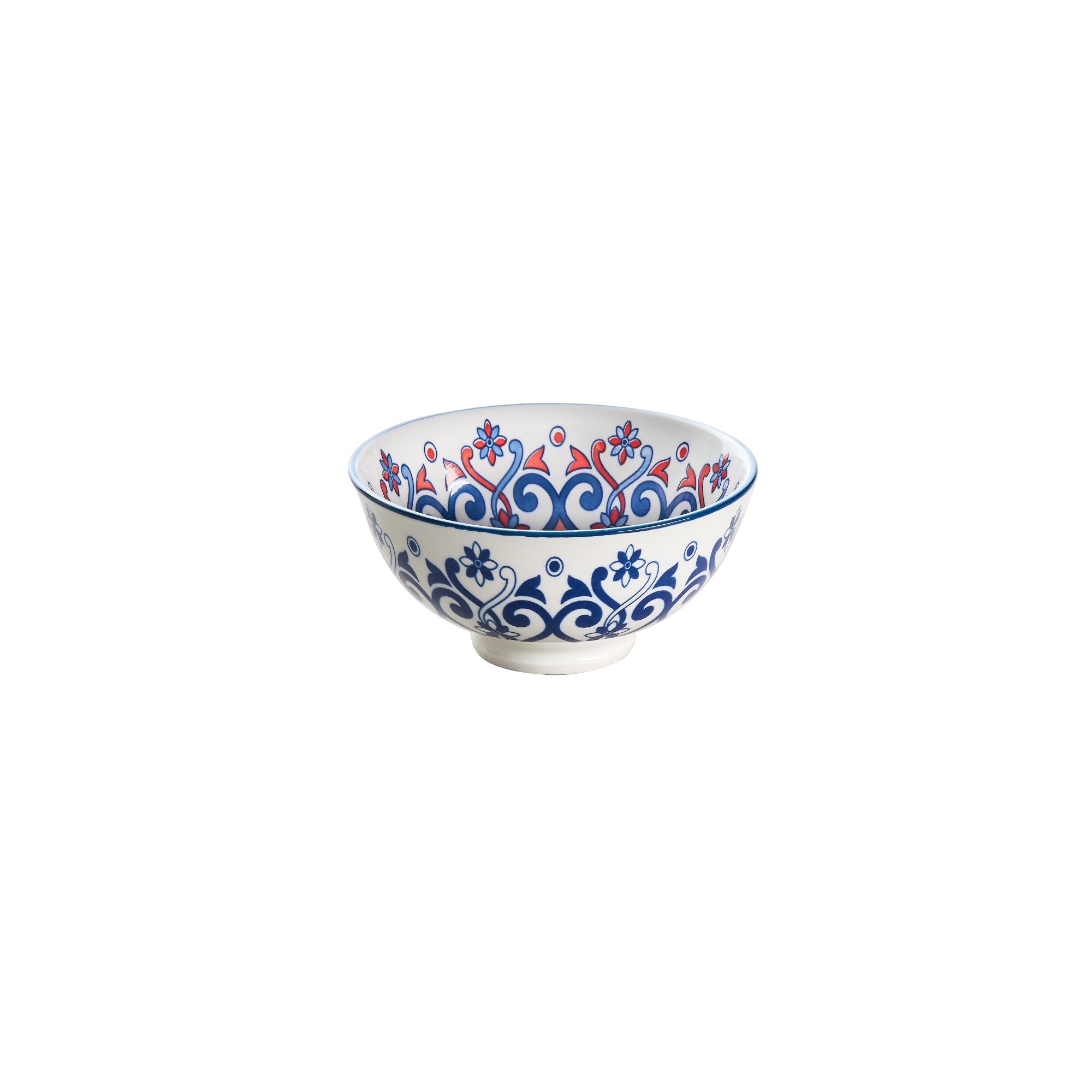 Snack & Dip Bowl - Mediterranean Flower