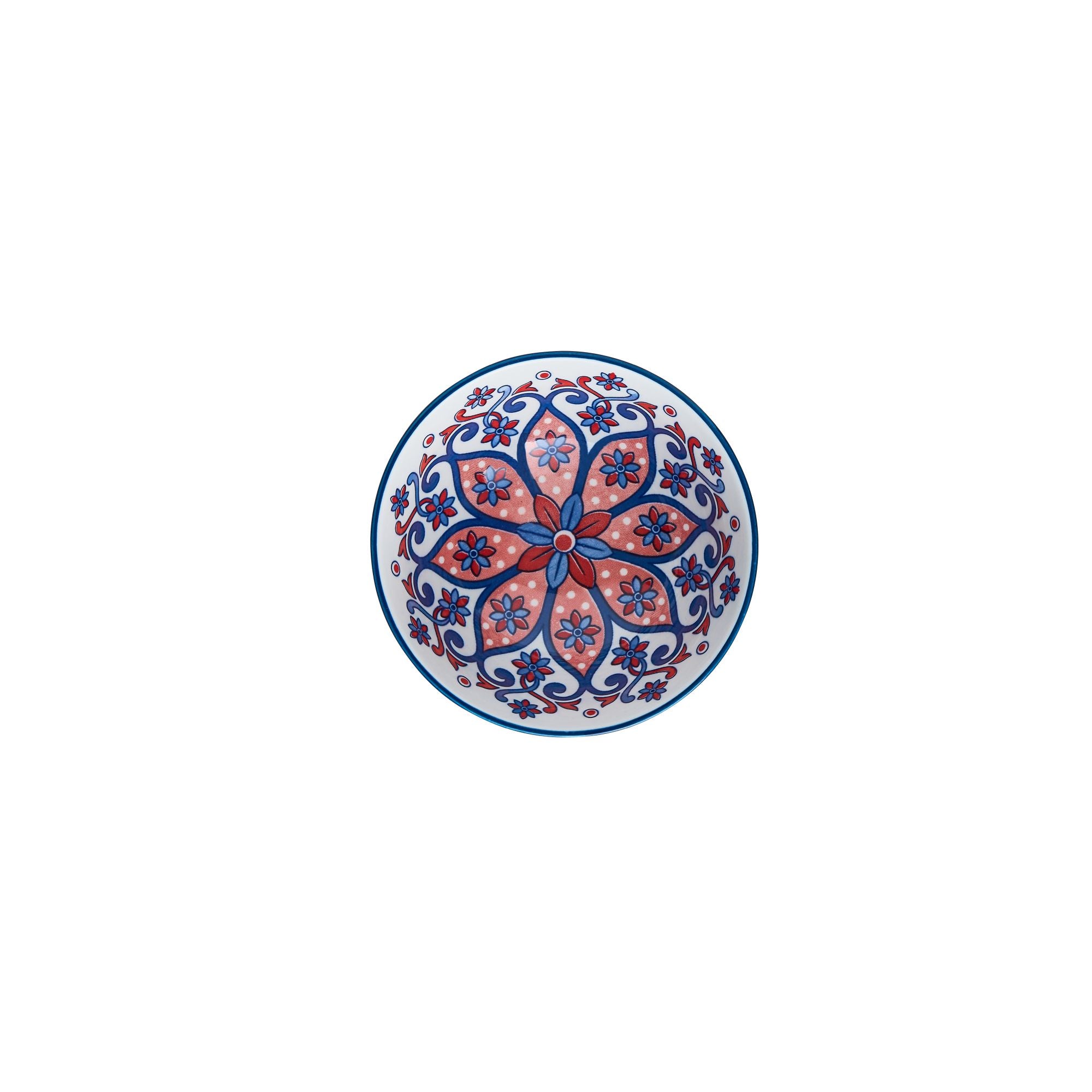 Snack & Dip Bowl - Mediterranean Flower