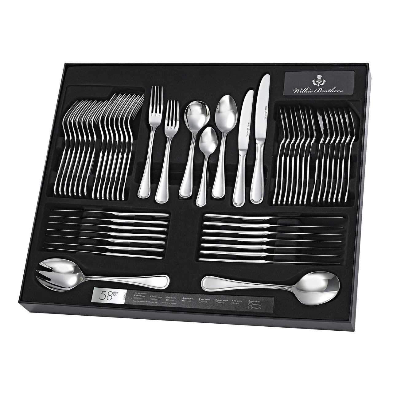 Linea 58 Piece Cutlery Set