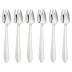 6 Piece Buffet Fork Set - Mirror Finish
