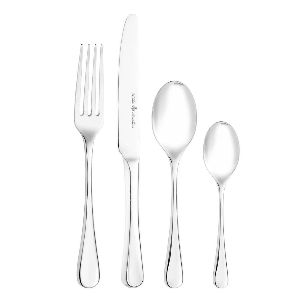 Stuart 24 Piece Cutlery Set, 18/10 Stainless Steel