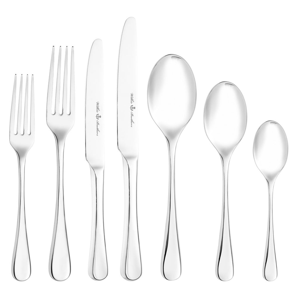 Stuart 42 Piece Cutlery Set, 18/10 Stainless Steel