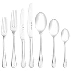 Stuart 56 Piece Cutlery Set, 18/10 Stainless Steel