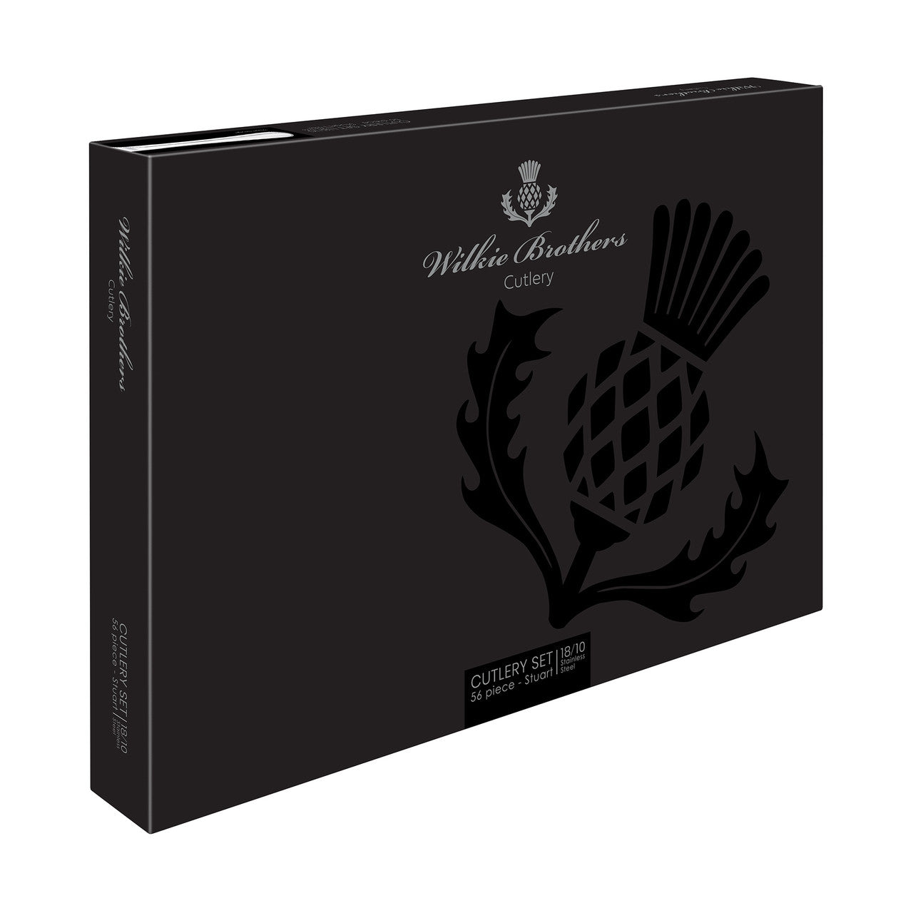 Stuart 56 Piece Cutlery Set, 18/10 Stainless Steel