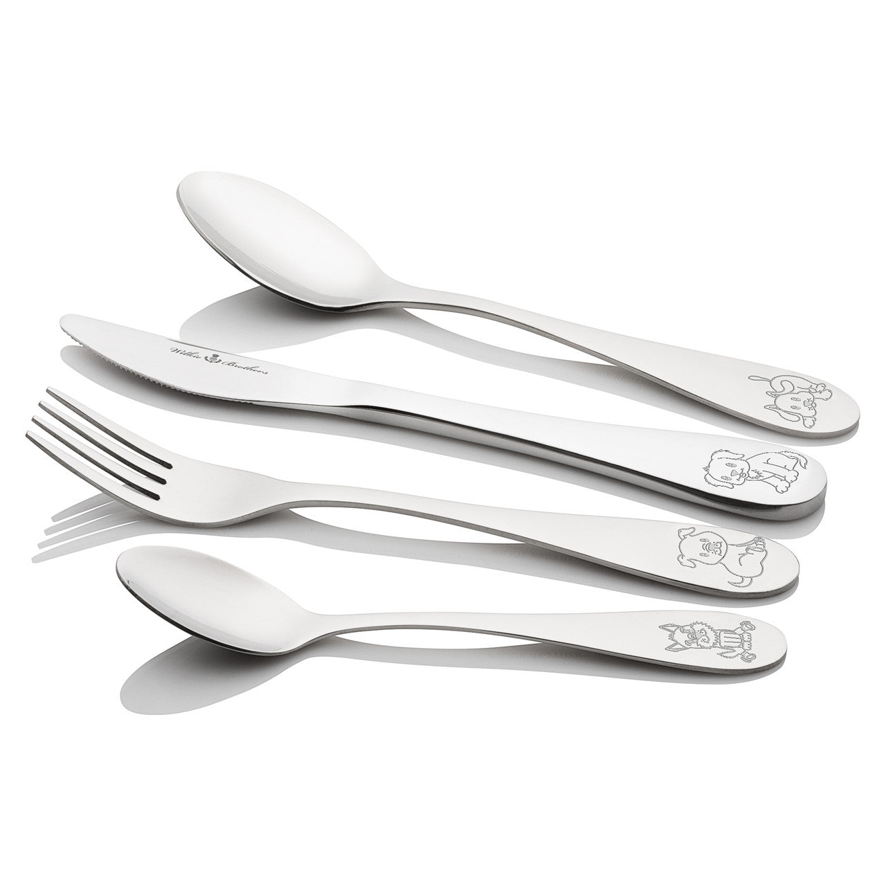 4 Piece Children's Cutlery Set - Puppy