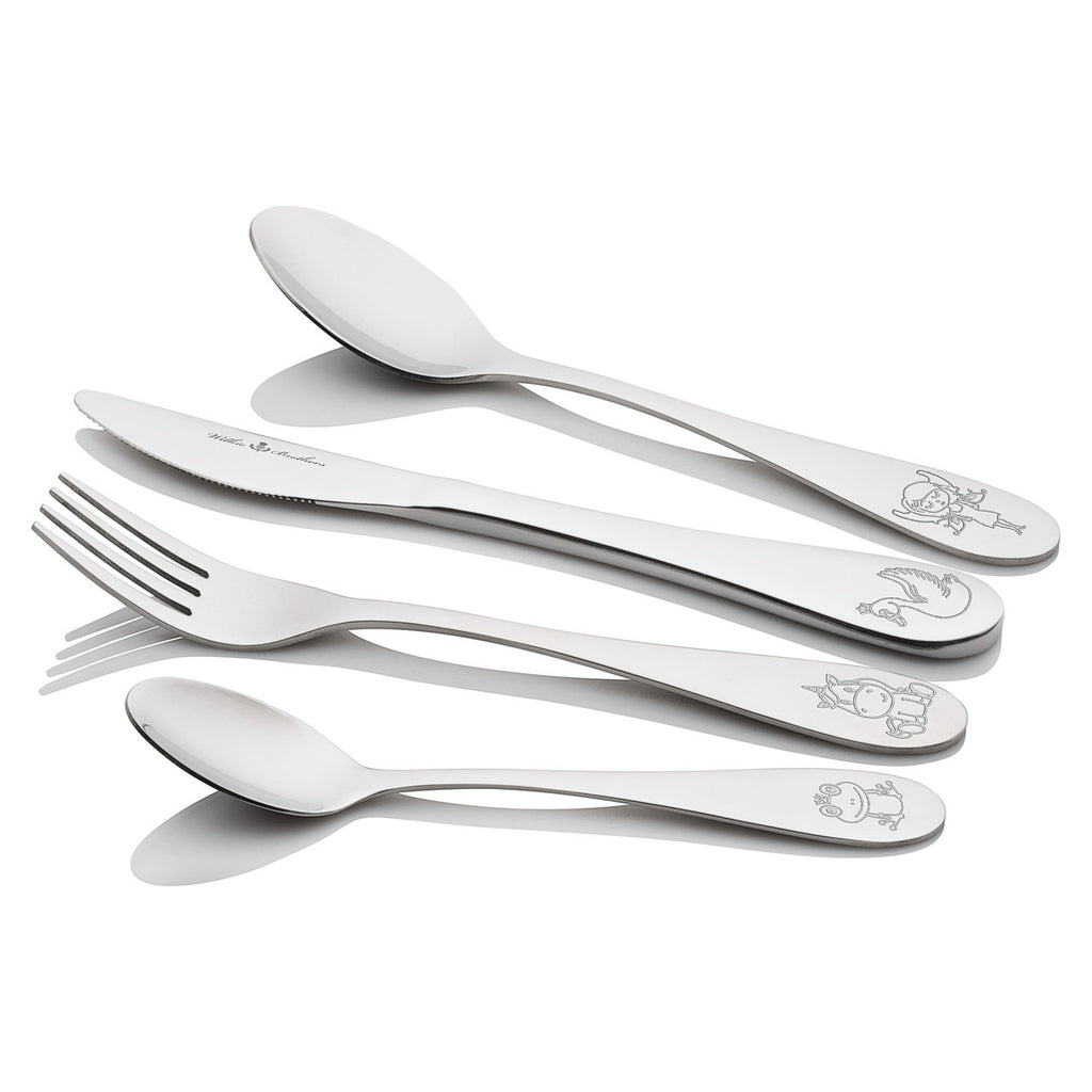 4 Piece Children's Cutlery Set - Fairytale