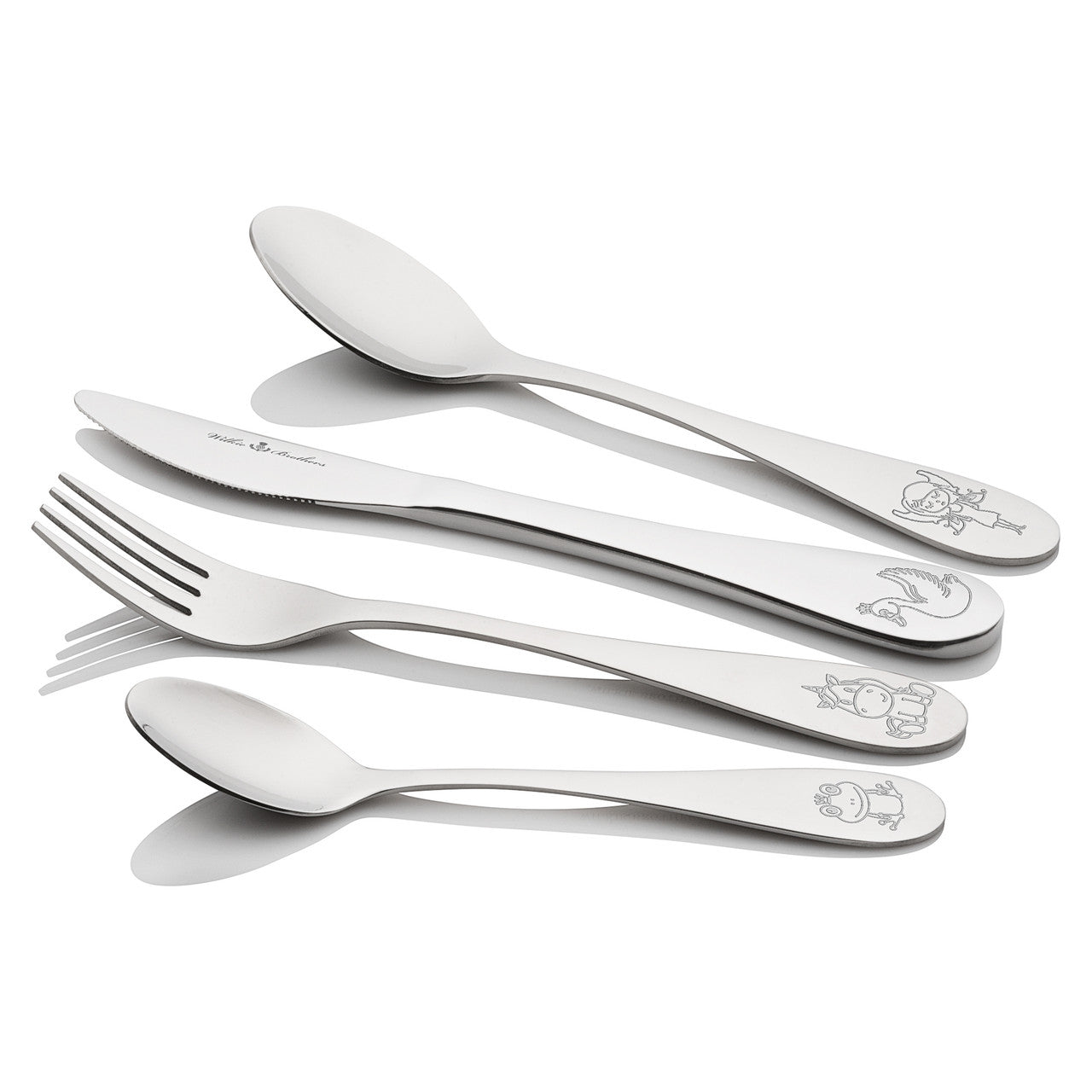 4 Piece Children's Cutlery Set - Fairytale