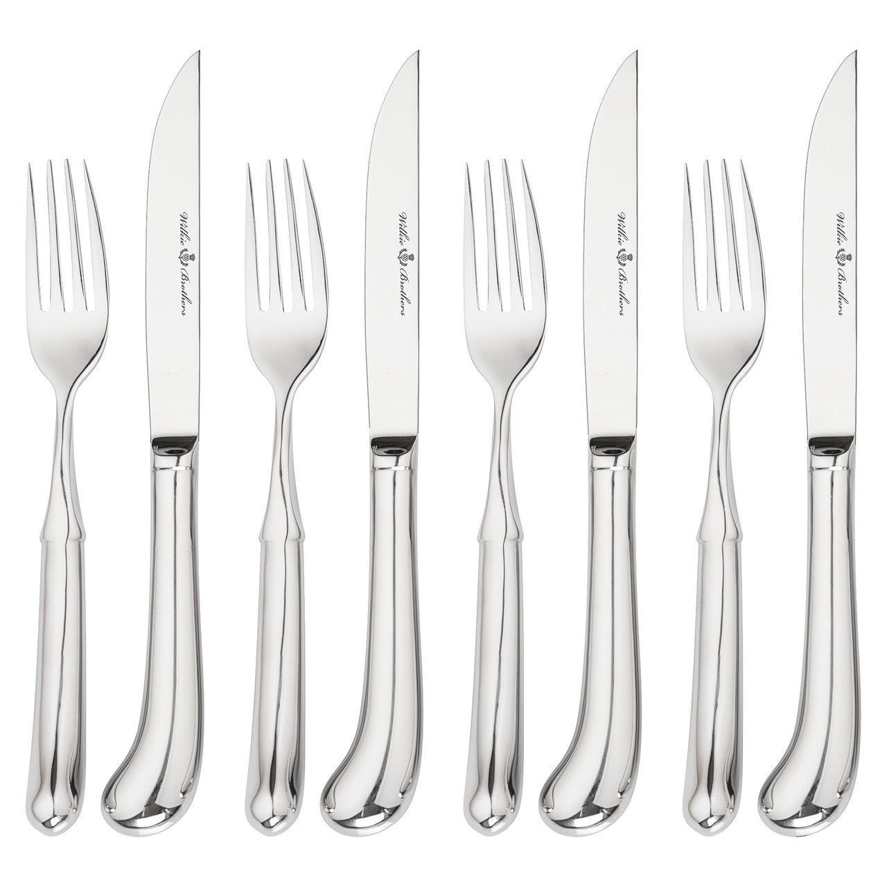 Stirling 8 Piece Steak Knife and Fork Set
