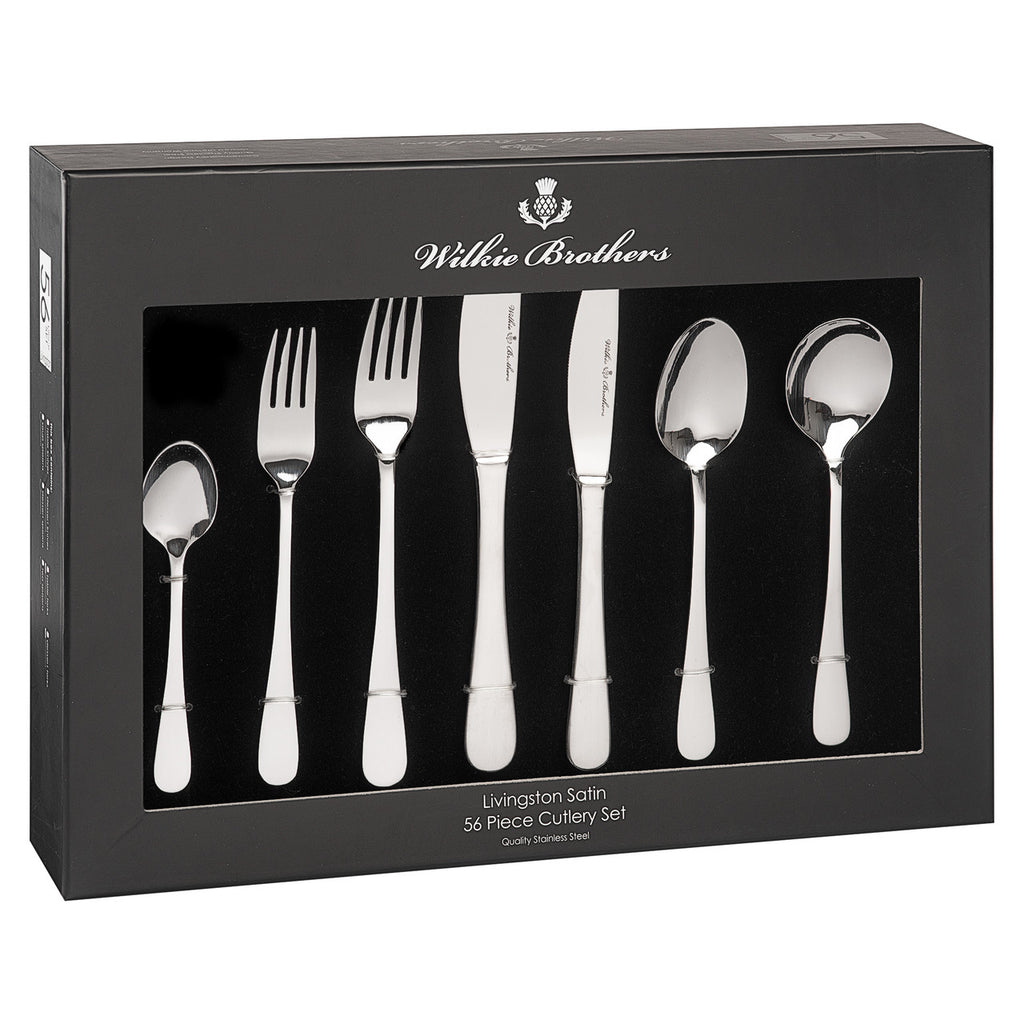 Livingston Satin 56 Piece Cutlery Set