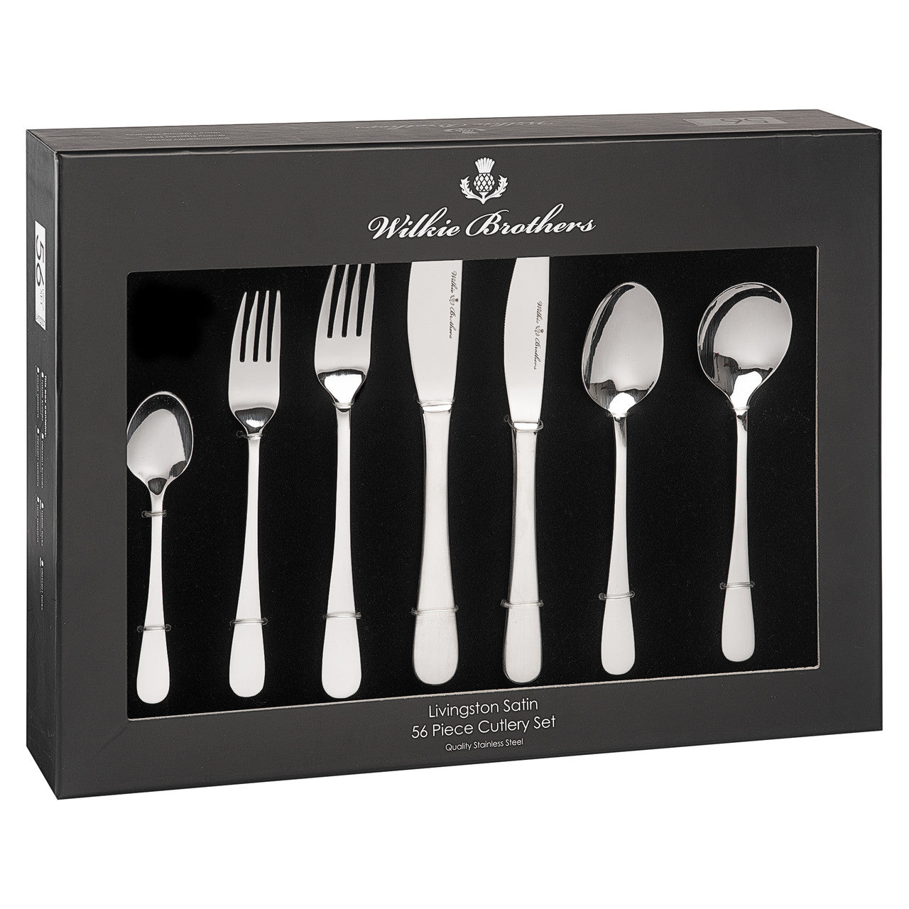 Livingston Satin 56 Piece Cutlery Set