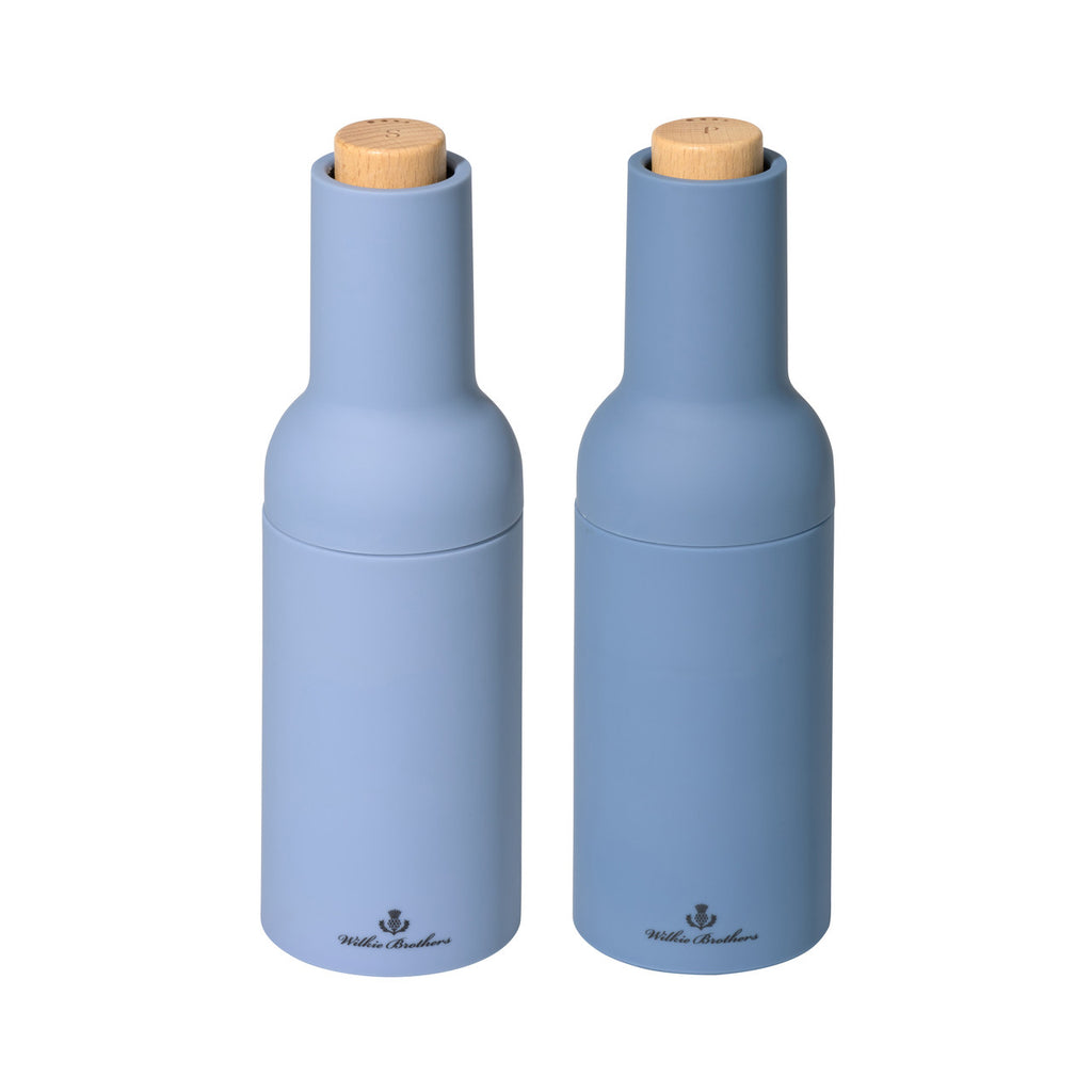 Electric Gravity Salt and Pepper Mill Set Slate Blue