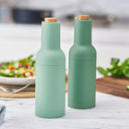 Electric Gravity Salt and Pepper Mill Set Eucalyptus Green